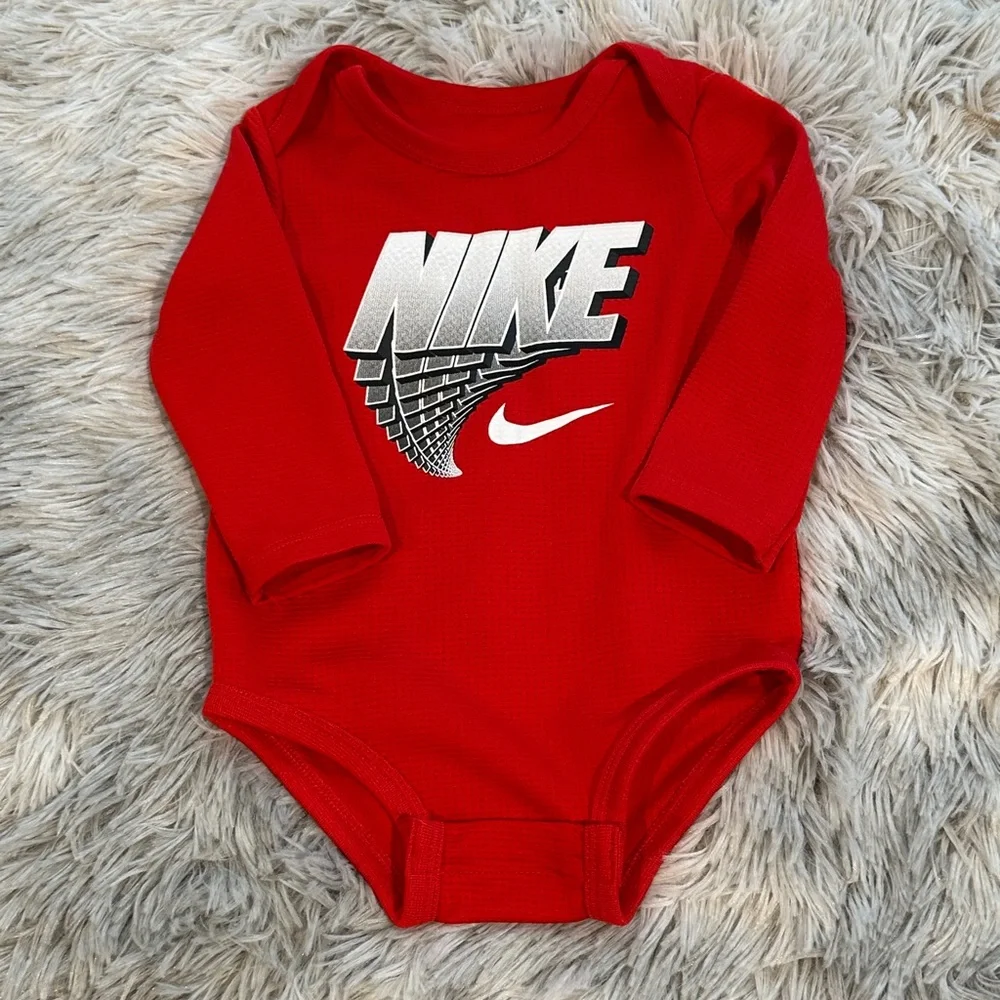 Nike Red Baby One Piece